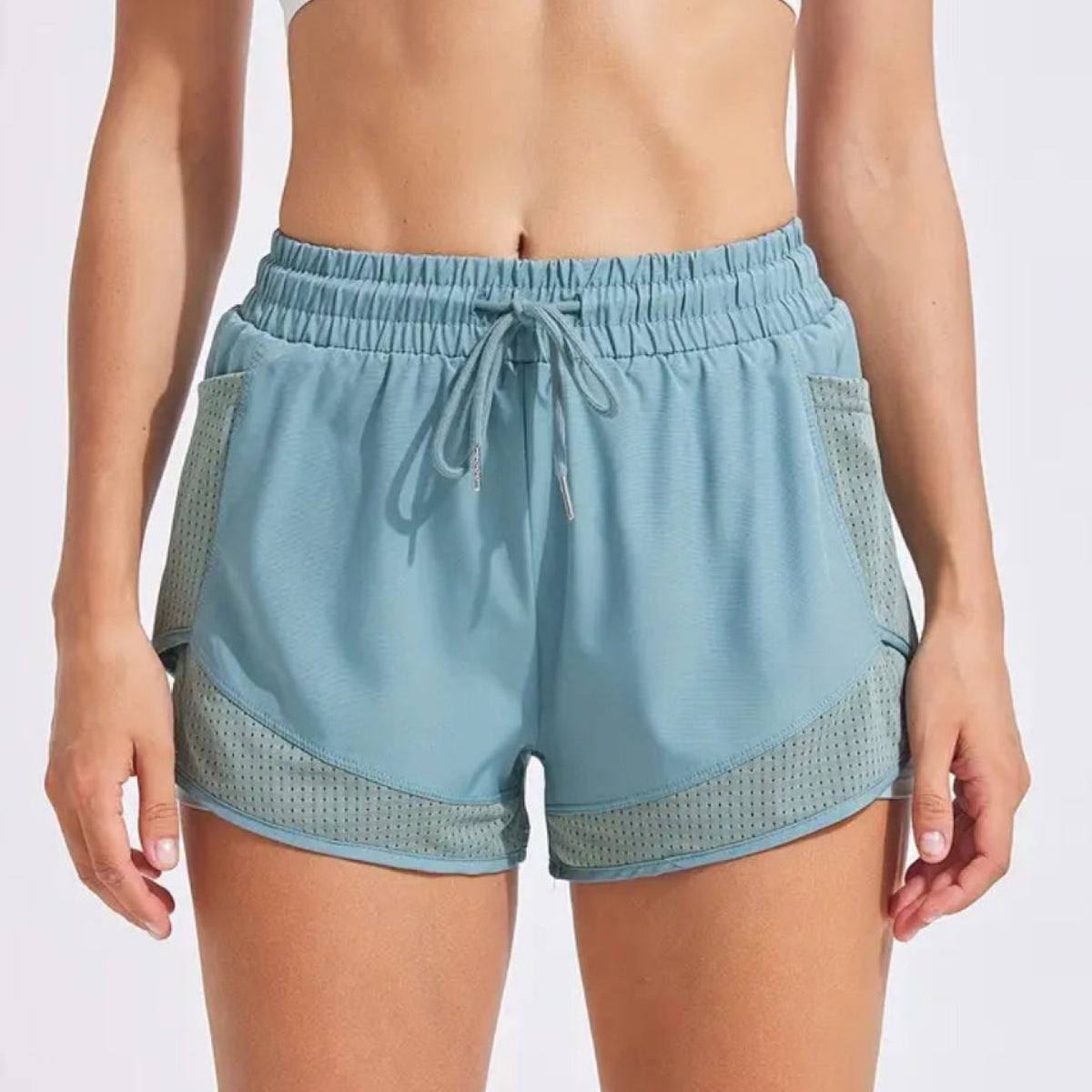 Short Esportivo Performance UltraFit - Dupla face, Leve, Respirável e com Bolsos | Compre 1 LEVE 2