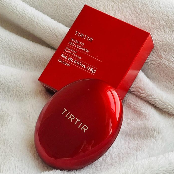 Base Cushion Clareadora TIRTIR - Protetor Solar e Maquiagem Longa Duração - Original