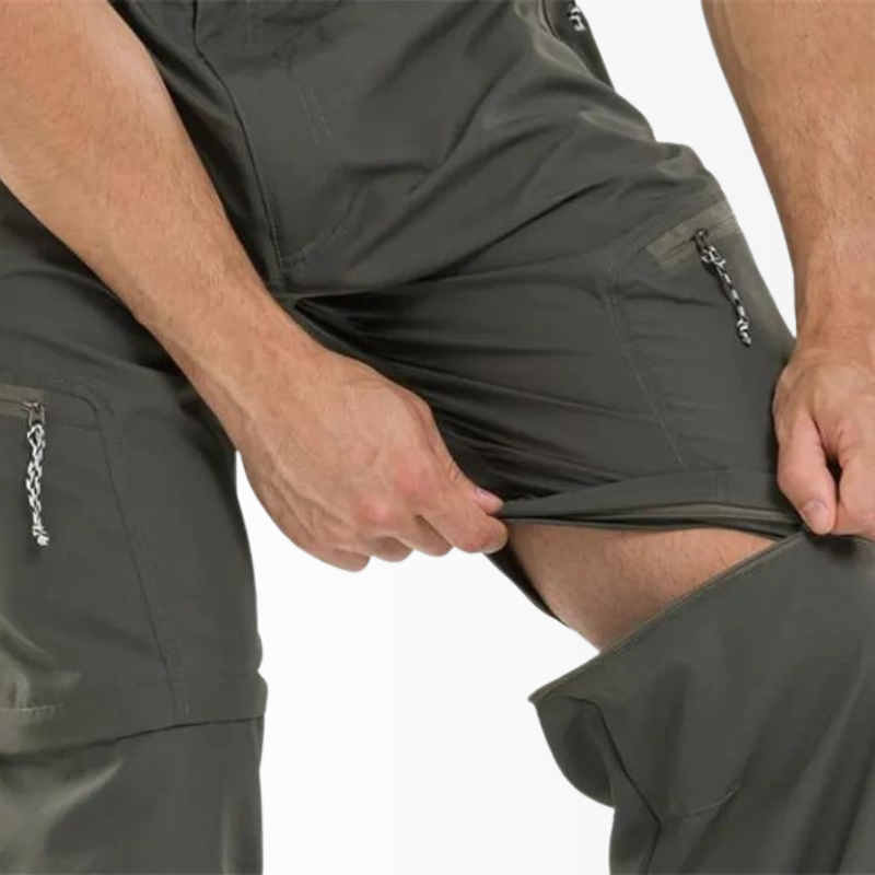 Calças Ultra Explorer - Calça bermuda unissex 2 em 1 Impermeável Uv50+