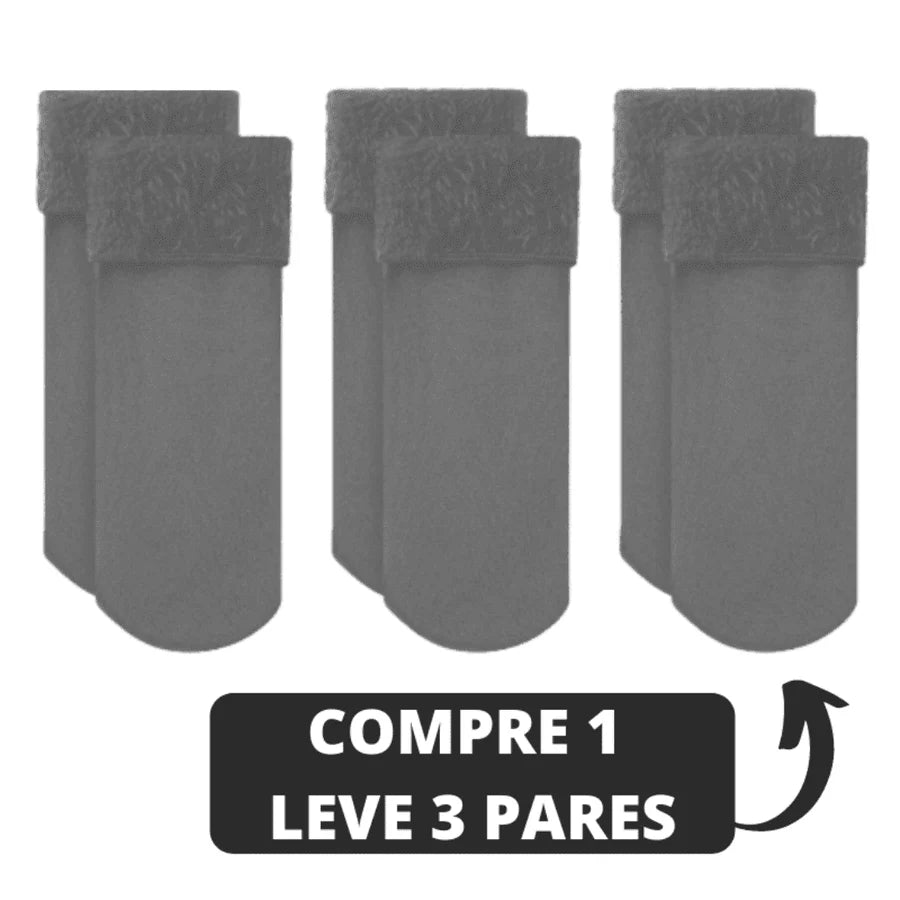 Meias Térmicas de Inverno - Premium | Pague 1 Leve 3 pares