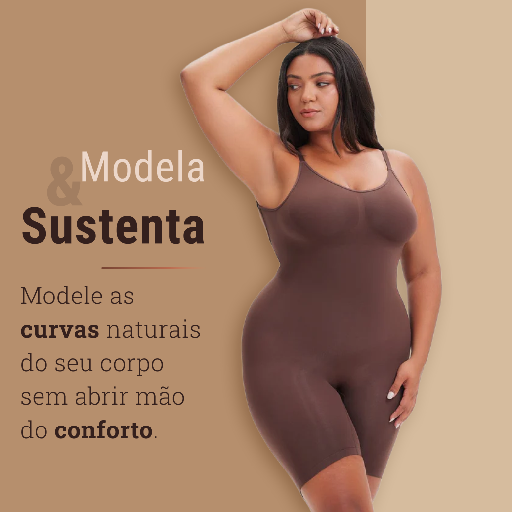 Body Modelador Up Shaper - Compre 1 Leve 2 + Brinde Calcinha Modeladora