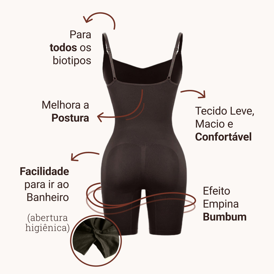 Body Modelador - Up Shaper + Calcinha Modeladora de BRINDE