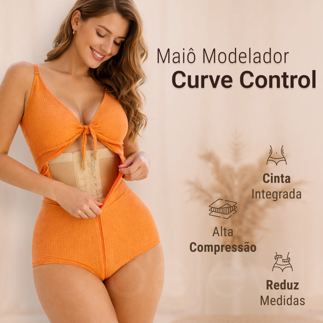 Maiô Modelador Alta Compressão - Curve Control
